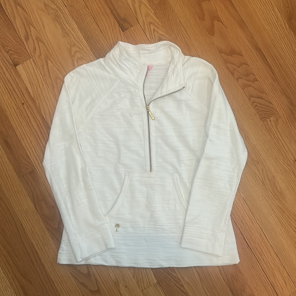 Lily Pulitzer half-zip pullover with kangaroo pocket